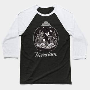 Monochromatic Terrarium Baseball T-Shirt